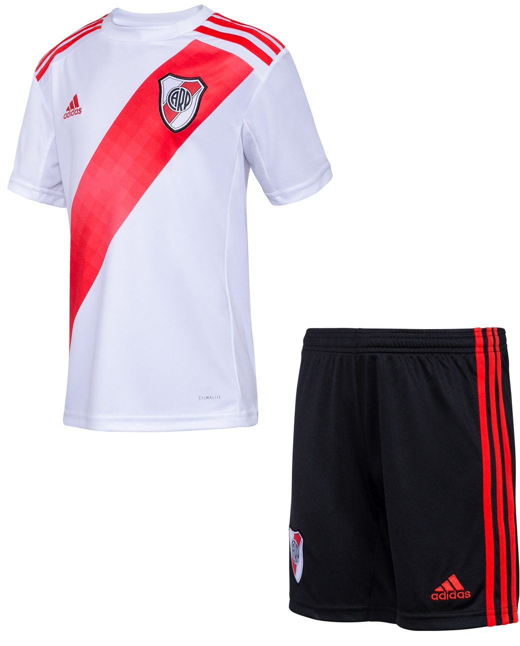 Kit infantil oficial Adidas River Plate 2019 2020 I jogador
